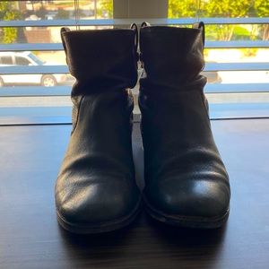 Arturo Chiang Black Suede Blazen Booties size 6.5
